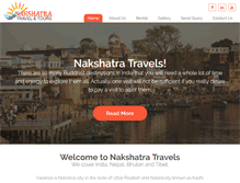 Tablet Screenshot of nakshatratravels.com